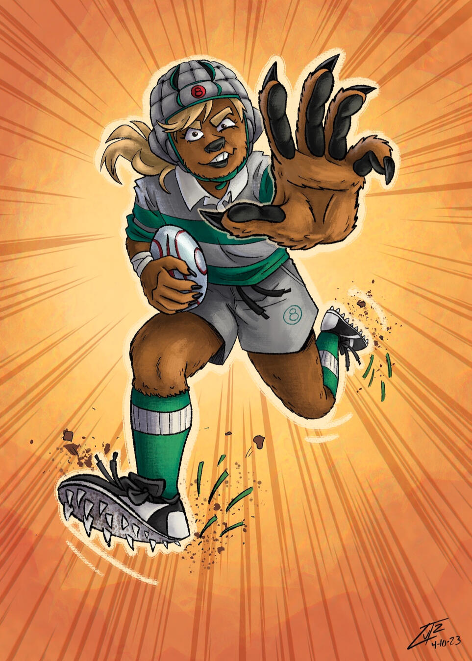 Full body shaded example